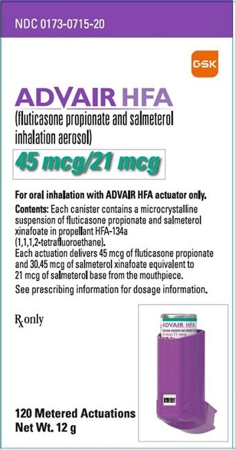 Advair Hfa Information, Side Effects, Warnings and Recalls