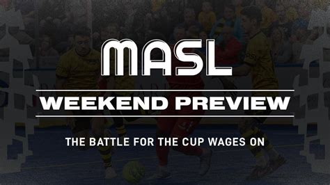 News: Weekend Preview - Major Arena Soccer League