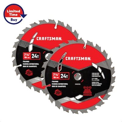 7-1/4-in Blade CRAFTSMAN Circular Saw Blades at Lowes.com