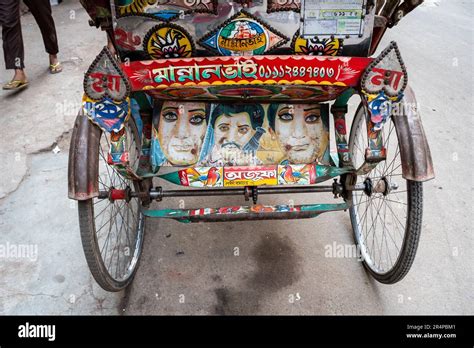 Rickshaw art in Old Town Dhaka, Bangladesh Stock Photo - Alamy