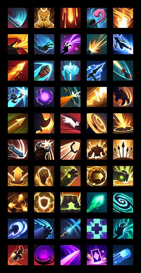 ArtStation - Skill Icons for Gigantic, Nick Wiley | Game icon design, Game icon, Pixel art