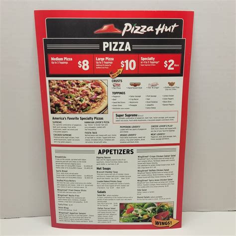 Pizza Hut Menu Pasta Dishes