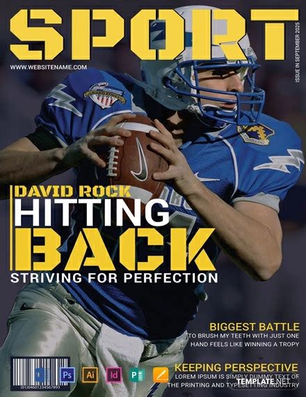 Sports Magazine Designs FREE 37+ in PSD, Vector EPS, InDesign