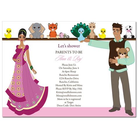 Unique Indian Baby Shower Invitations- Baby Shelf by Soulful Moon | Baby shower invitation cards ...