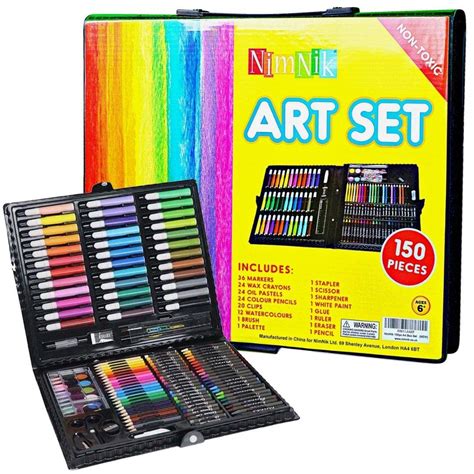 Buy Art Case for Kids 9-12 - 150 pcs Art Kits Sets | Art Supplies Coloring Set for Ages 3-6 ...