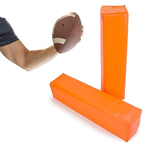 Crown Sporting Goods Anchorless Weighted Football Pylons (Set of 4), Orange | eBay