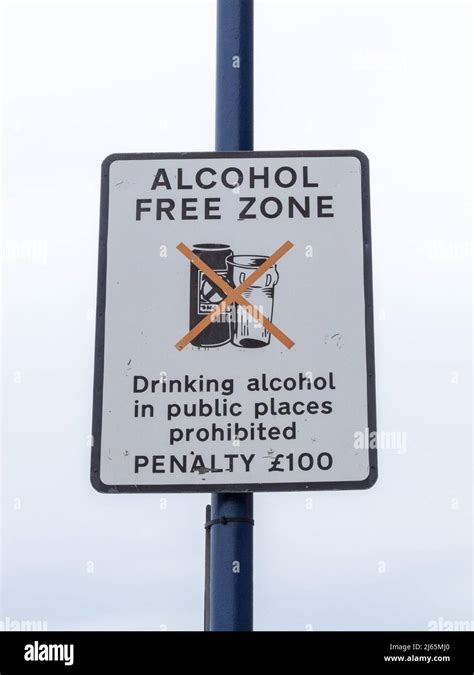 Alcohol Free Zone sign Stock Photo - Alamy