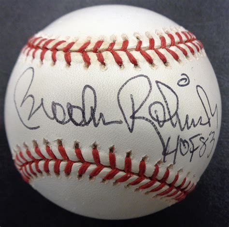 Lot Detail - Brooks Robinson Autographed Baseball w/ HOF