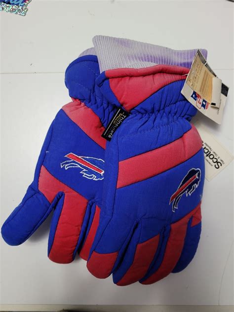 NWT Vintage NFL Buffalo Bills Winter Gloves S/M Accessories