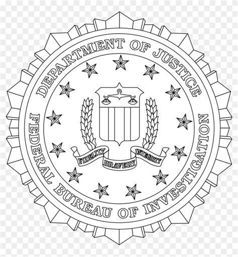 Fbi Seal Png - Fbi Logo Png White, Transparent Png - 2000x2000(#5817962) - PngFind