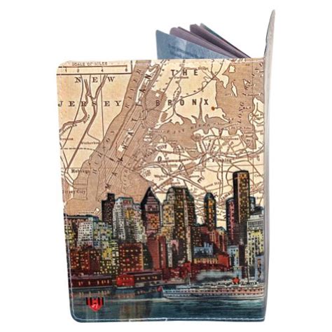 New York City Skyline Travel Set- Passport Cover + 2 Large Luggage Tags Best Review ...