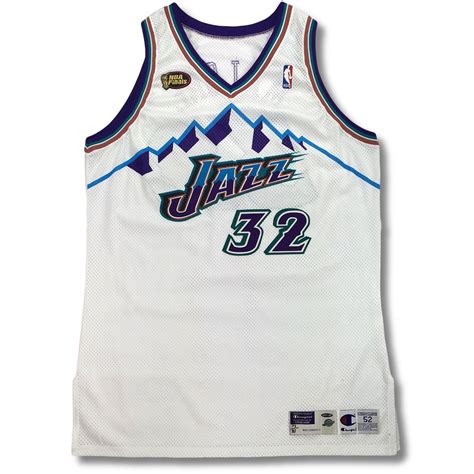 Lot Detail - Karl Malone 1997-98 Utah Jazz Game Worn NBA FINALS Jersey (Consigned by Former Jazz ...