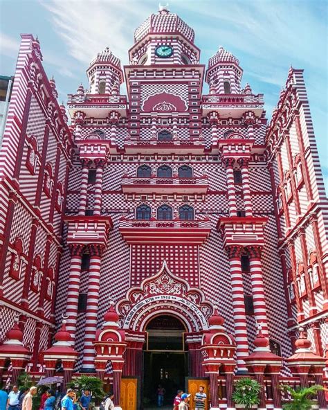 The Red Mosque in Colombo . #colombo #srilankadaily #srilankatrip #ceylon #lanka #kandy # ...