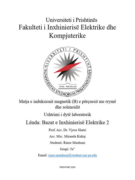 Fakulteti I Inxhinierisë Elektrike Dhe Kompjuterike: Universiteti I ...