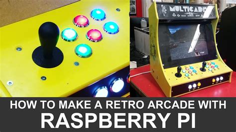 How to make a DIY Raspberry Pi Arcade Cabinet! - YouTube