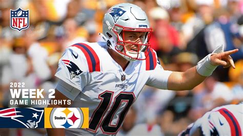 New England Patriots vs. Pittsburgh Steelers | Week 2 Game Highlights ...