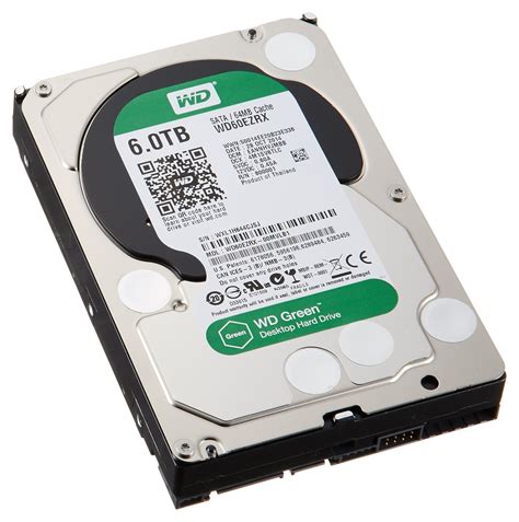 6TB Western Digital WD Green 3.5-inch SATA III Desktop Hard Drive ...