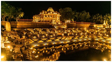 3D light & Sound Show at Sun Temple in India's first solar powered village- Modhera