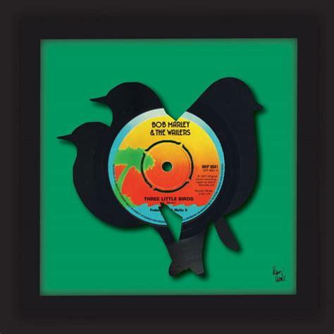 Three Little Birds - Bob Marley (1977) - Kenny Deane limited edition vinyl art