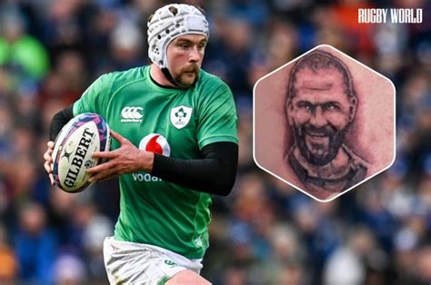 Mack Hansen reveals tattoo of Andy Farrell's face - Rugby World