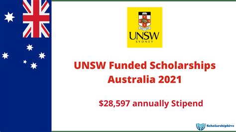 UNSW Funded Scholarships Australia 2021 - Scholarshiphive