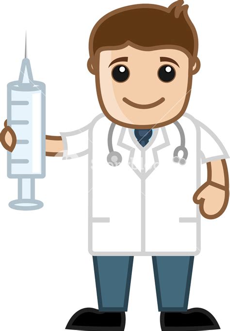 Injection - Doctor & Medical Character Concept Royalty-Free Stock Image - Storyblocks