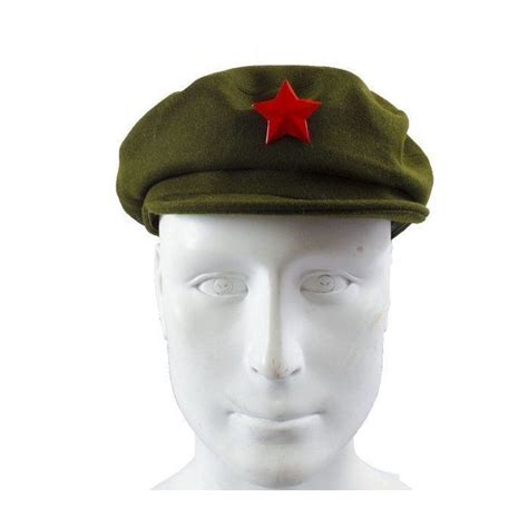 Chairman Mao Cap - Wool Blend Officer's Version of the Famous Mao Hat ...