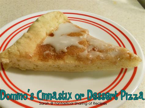 Fantastical Sharing of Recipes: Domino's Cinnastix