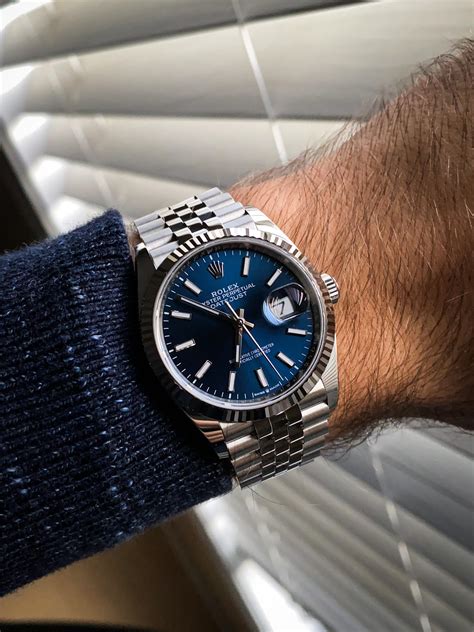 [Rolex] 126234 - 36mm DateJust - Blue Dial - Fluted - Jubilee - In the ...