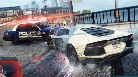 Lamborghini Aventador Need For Speed: Most Wanted Police Chase Ultra Setting - YouTube