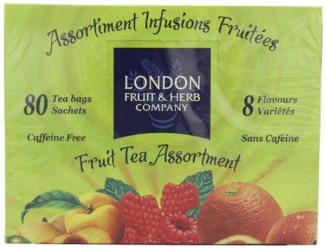 London Fruit & Herb Company Fruit Tea Assortment, 80 Count Box