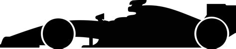 Silhouette F1 car extreme sports wall decal - TenStickers