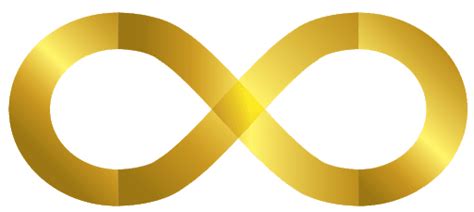 Gold Infinity PNG High Quality Image - PNG All | PNG All