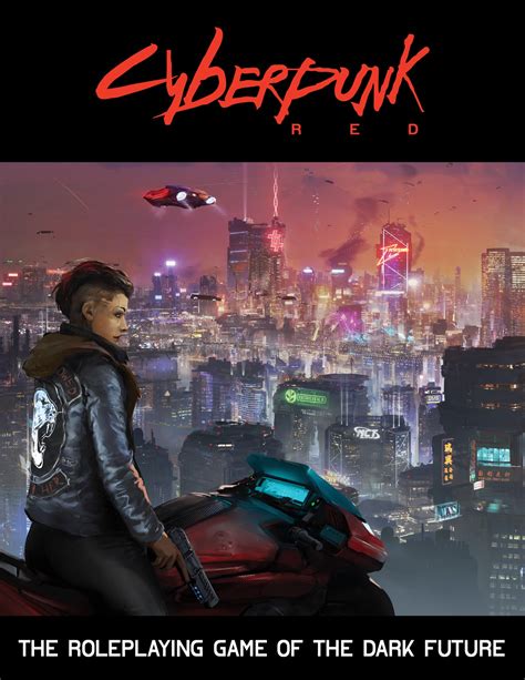 Exclusive: Cyberpunk Red tabletop RPG core rulebook cover art revealed | Dicebreaker