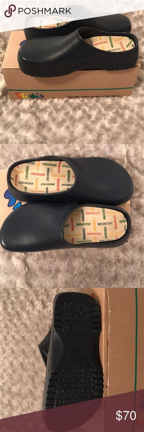 Birki’s by Birkenstock Navy Nursing Clogs Size 8 | Nursing clogs, Birkenstock, Clogs