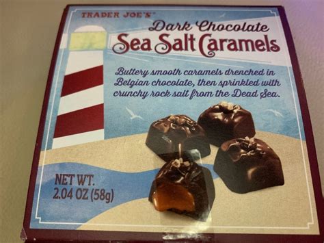 【高評価】Trader joe’s Dark chocolate Sea salt caramelsの感想・クチコミ・商品情報【もぐナビ】