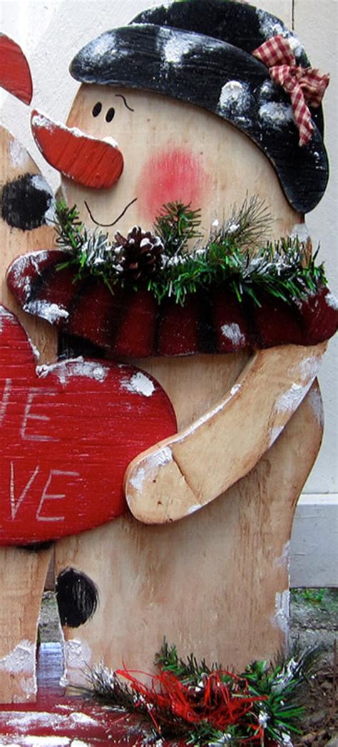 Snowman Sign LARGE Snowman Yard Sign Christmas Yard Sign - Etsy