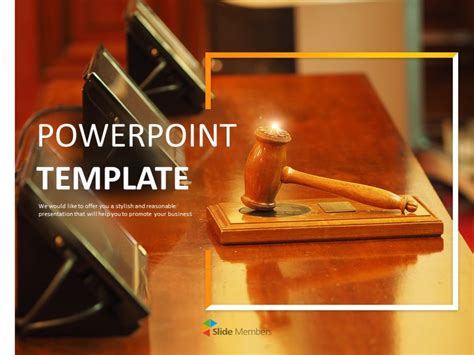 Law and Gavel - Free Presentation Templates