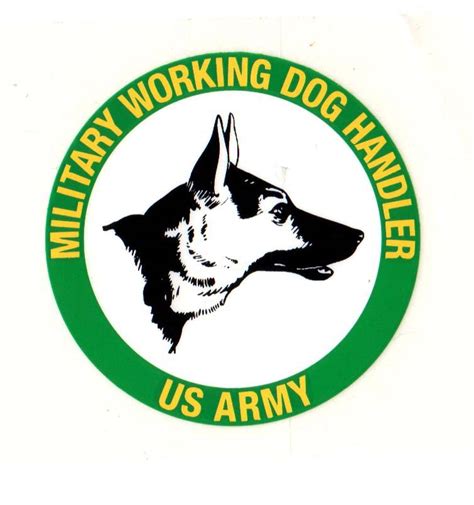 Army Military Working Dog Handler Decal | North Bay Listings