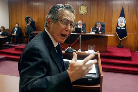 At Trial, Peru’s Fujimori Says He’s Innocent - The New York Times