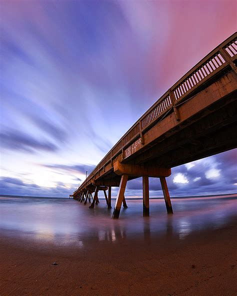 Deerfield Beach, Florida pier Photograph by Paul Cook - Fine Art America