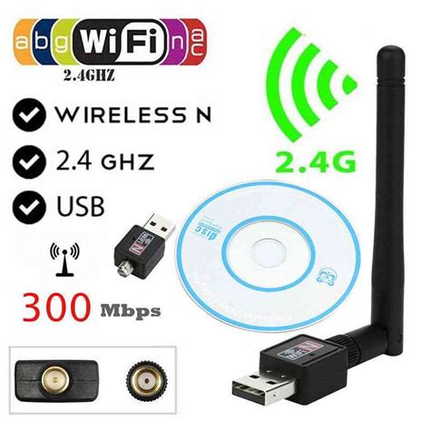 Buy wifi Adapter for laptop PC Best Wireless Dongle 300Mbps