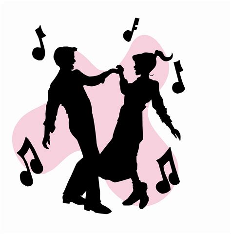 Disco Dancers Silhouette at GetDrawings | Free download