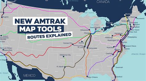 Amtrak System Map Pdf