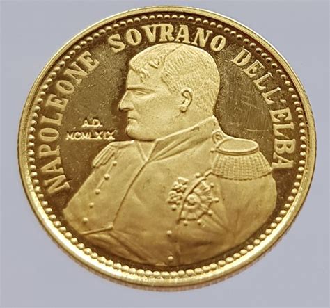 Italy - Medal 'Napoleon King of Elba 1814-1815' - gold - Catawiki