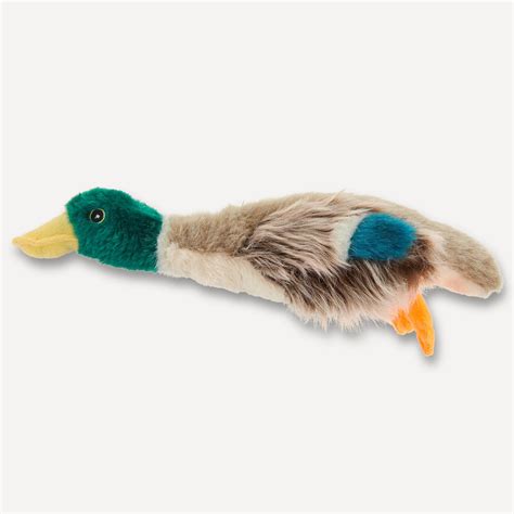 Joyhound Crazy Comfy Realistic Duck Dog Toy - Plush, Squeaker