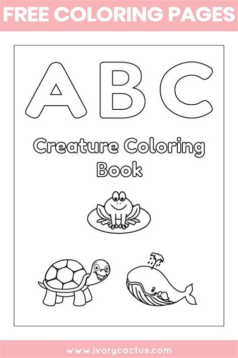 ABC Animal Coloring Pages | Abc coloring, Abc coloring pages, Abc for kids