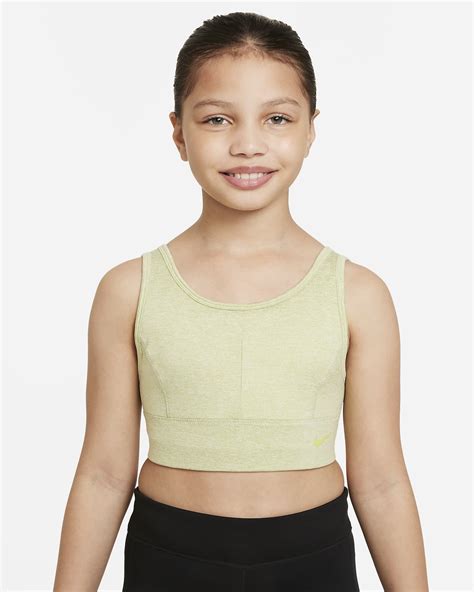 Nike Dri-FIT Swoosh Luxe Big Kids' (Girls') Sports Bra. Nike.com