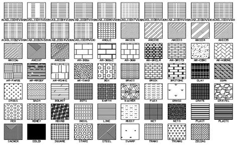 Autocad hatch pattern | Hatch pattern, Hatch autocad, Autocad