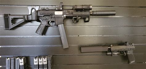 LWRC SMG 45 & FNX 45T - got my first suppressors! : r/NFA